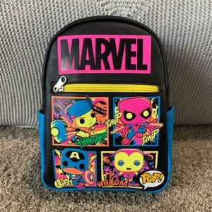 Funko/Loungefly Blacklight Marvel mini backpack